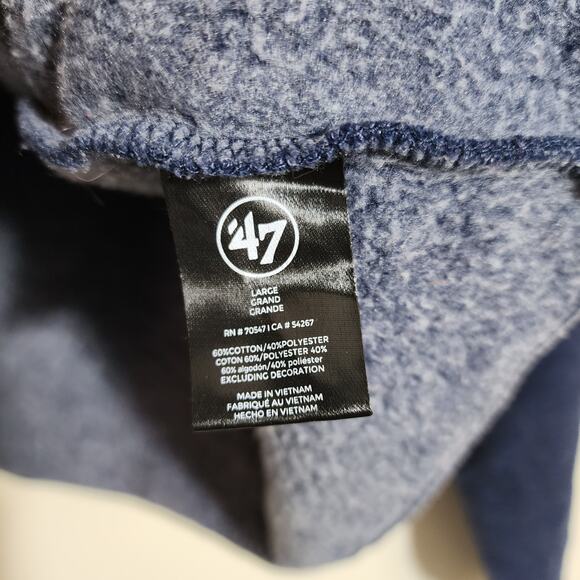 47 Brand Dallas Cowboys long sleeve cropped sweatshirt woman's size large - Picture 7 of 12